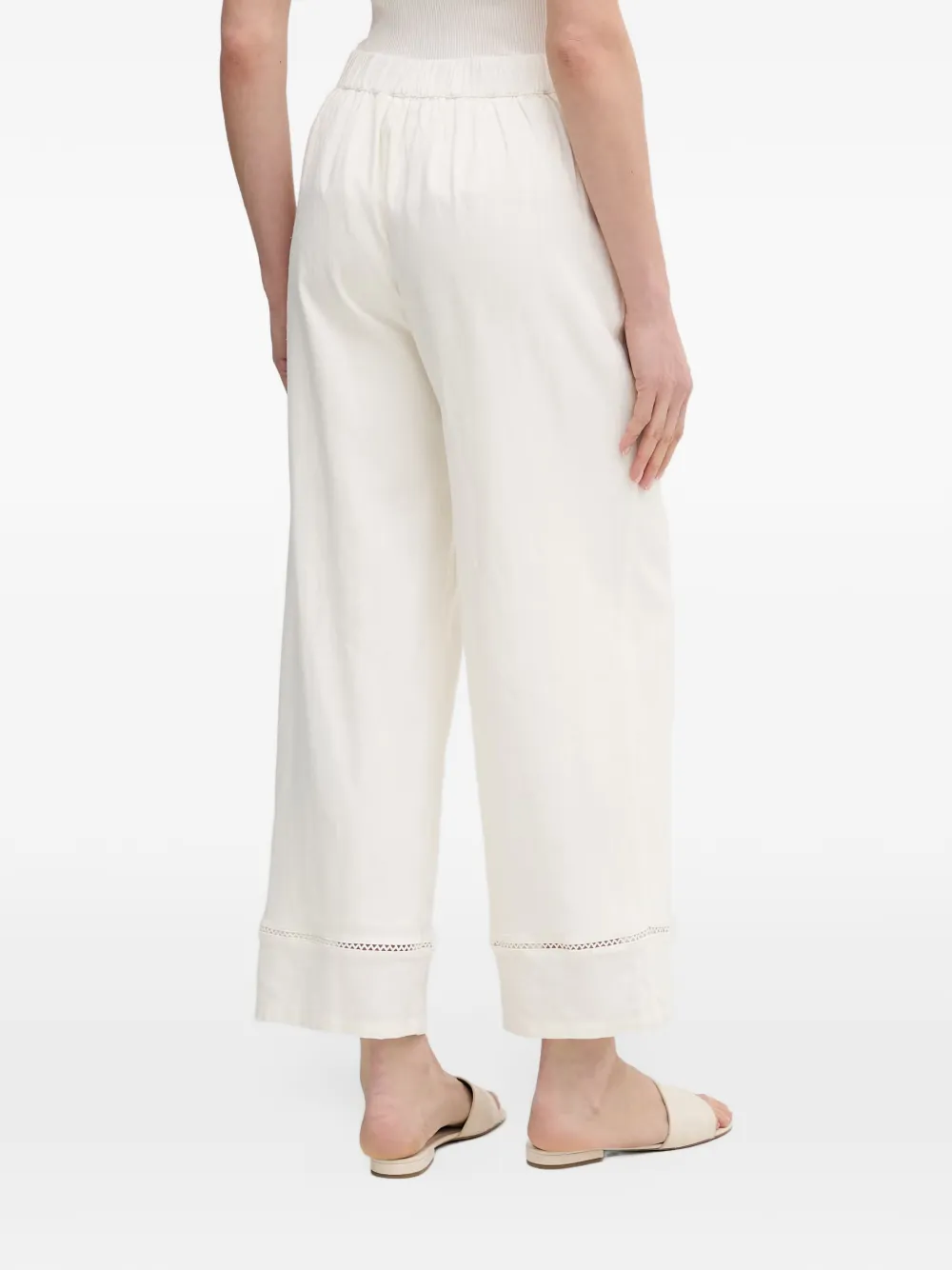DKNY Broek met afwerking Beige