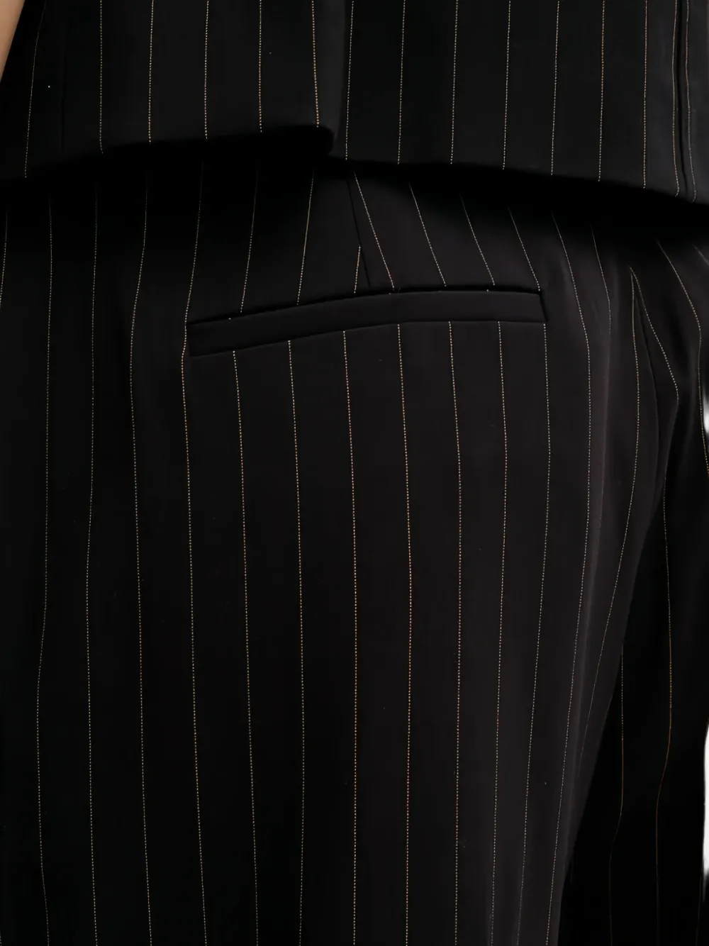 DKNY Broek met wijde pijpen Zwart