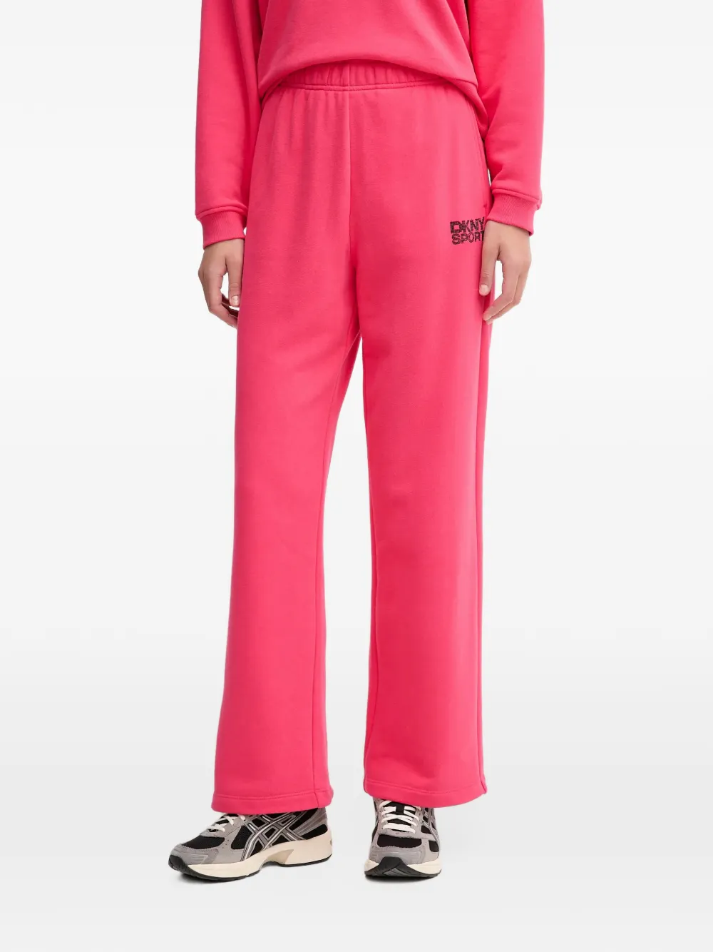 DKNY Jogginghose mit Logo - Rosa