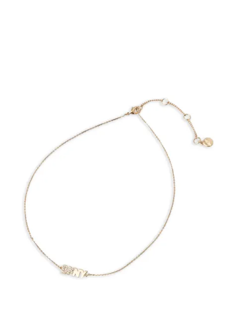 DKNY logo-pendant necklace