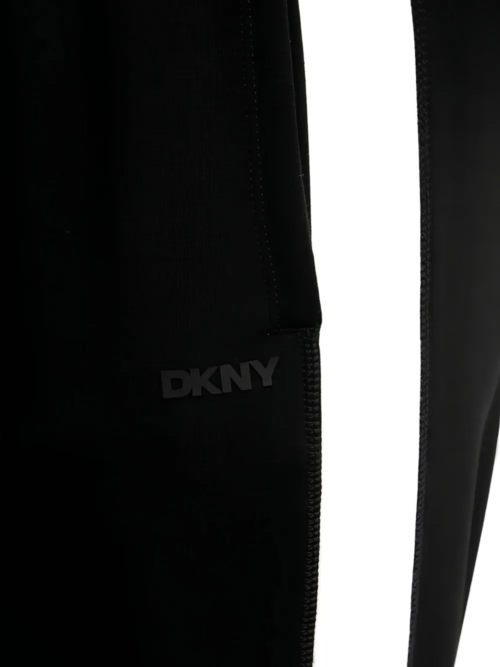 DKNY Broek met zijstreep Zwart