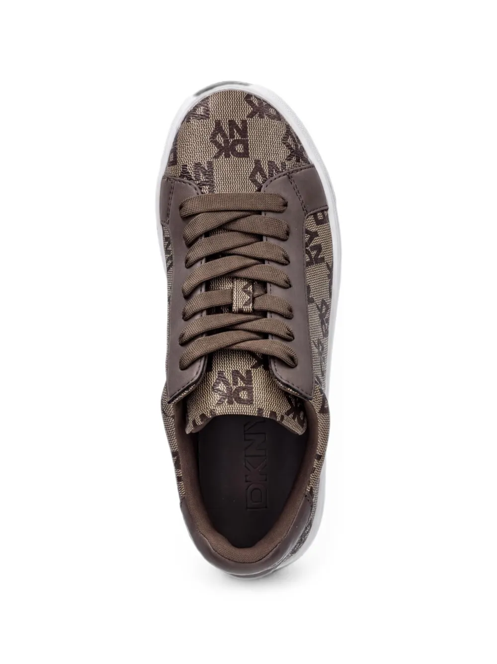 DKNY Sneakers met logoprint Bruin