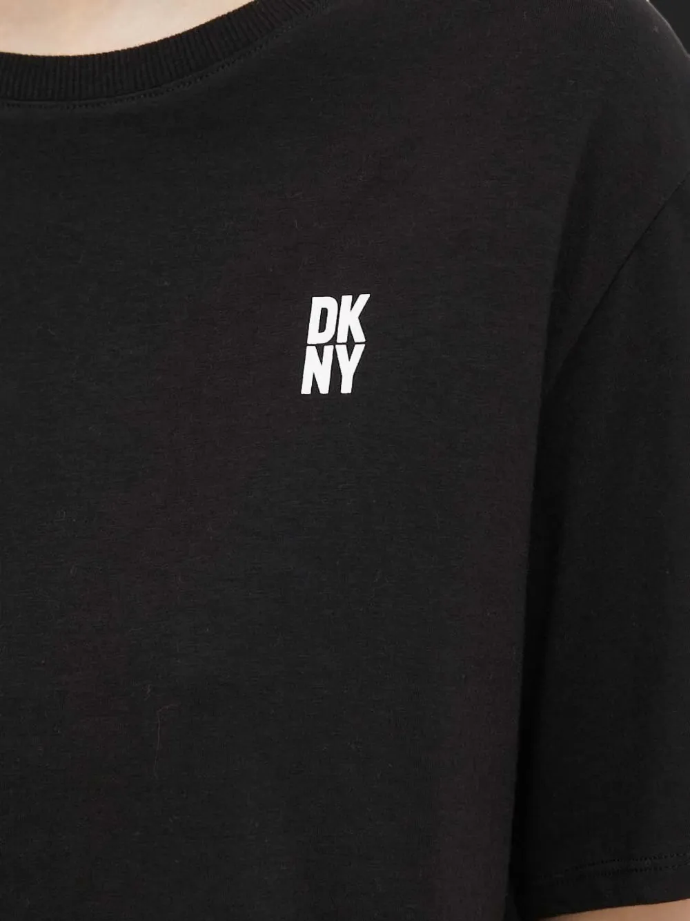 DKNY logo-print pyjamas set Zwart