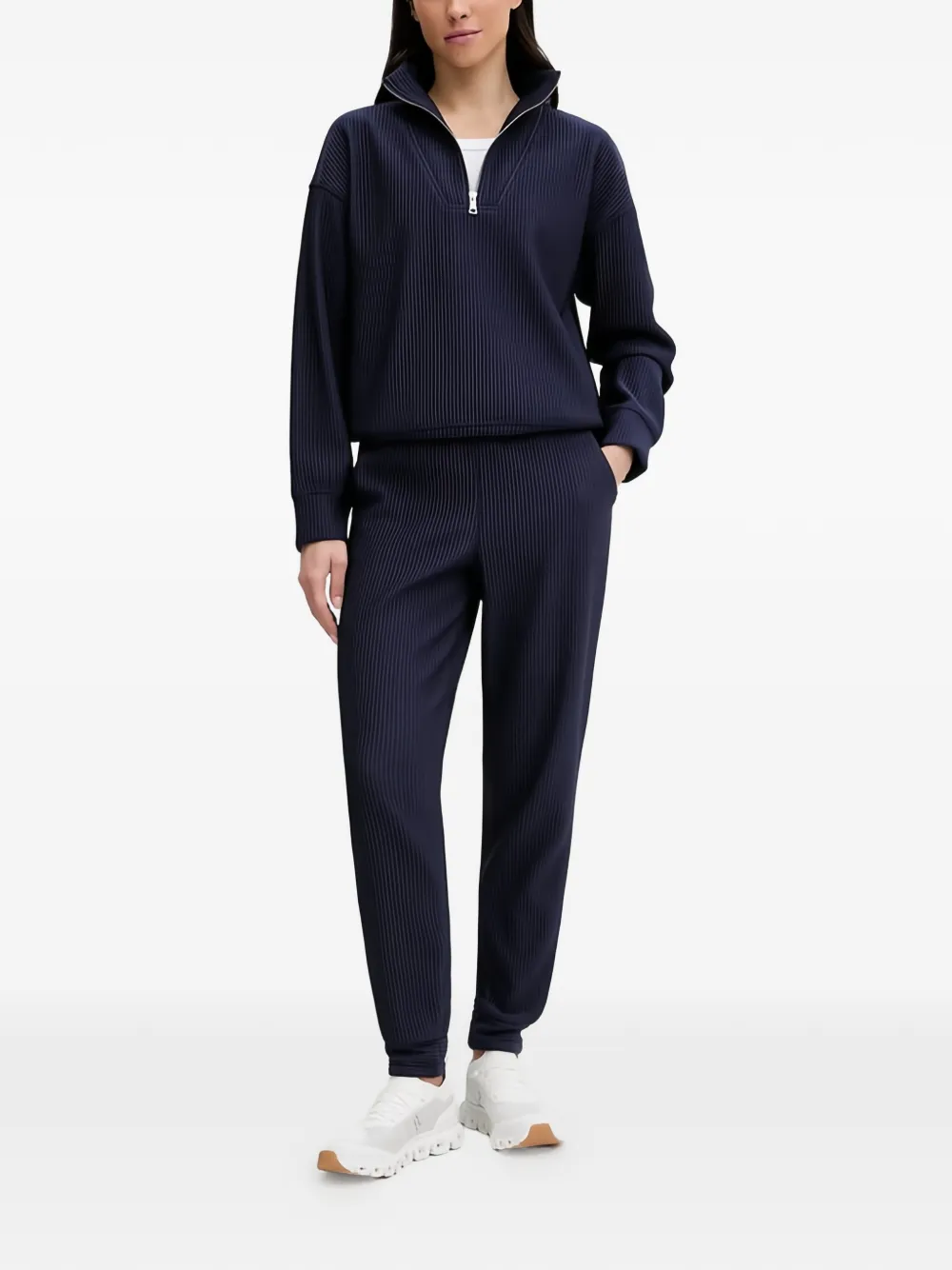 DKNY Ribgebreide trainingsbroek Blauw
