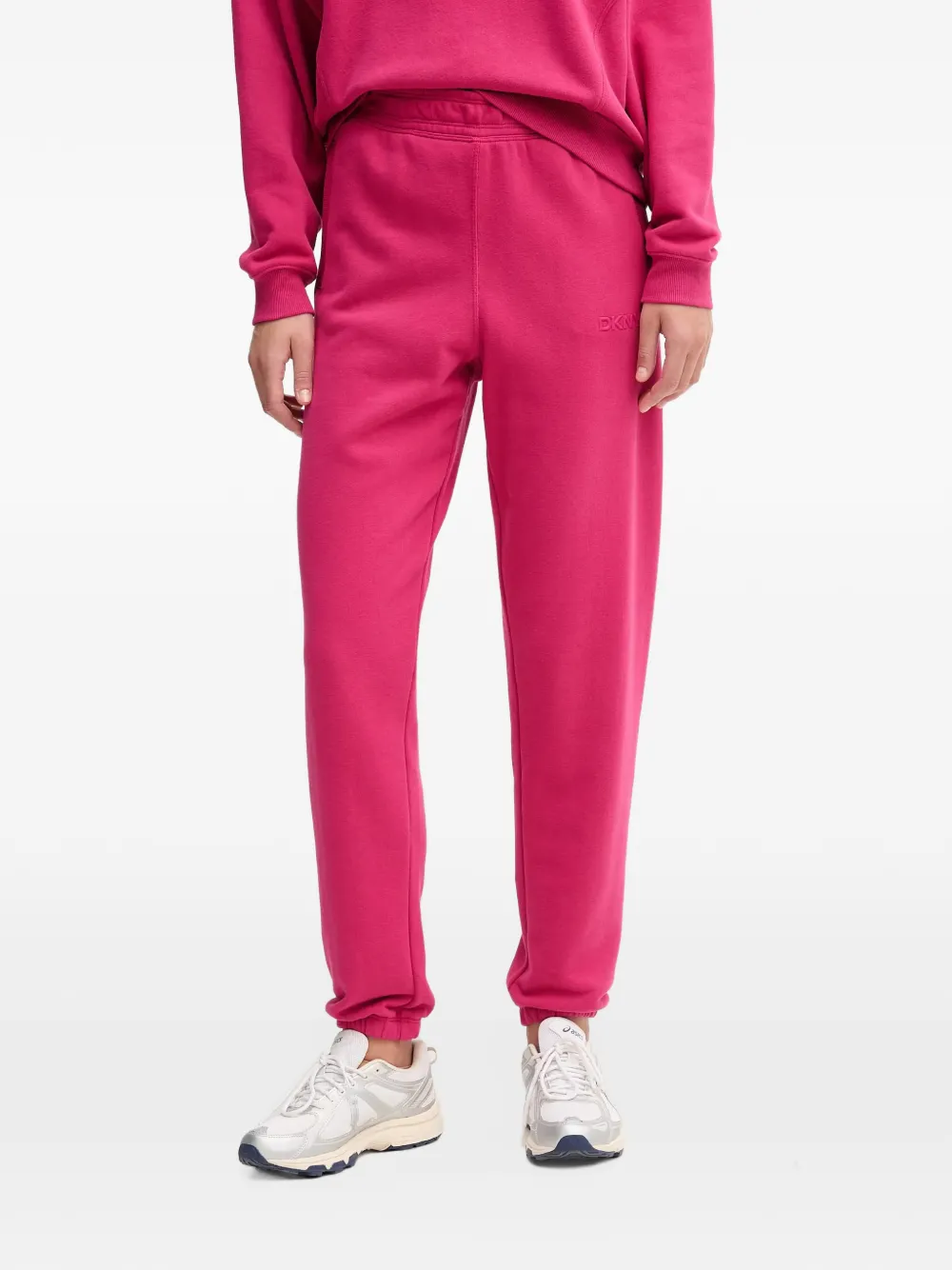 DKNY elasticated-waistband track pants - Rosa