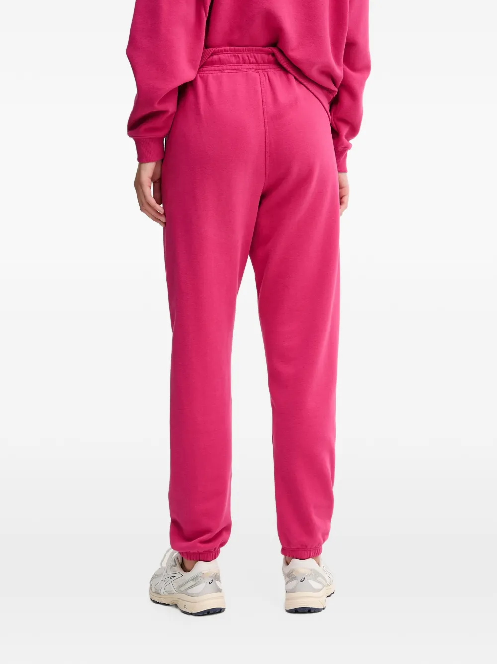 DKNY elasticated-waistband track tousers Roze