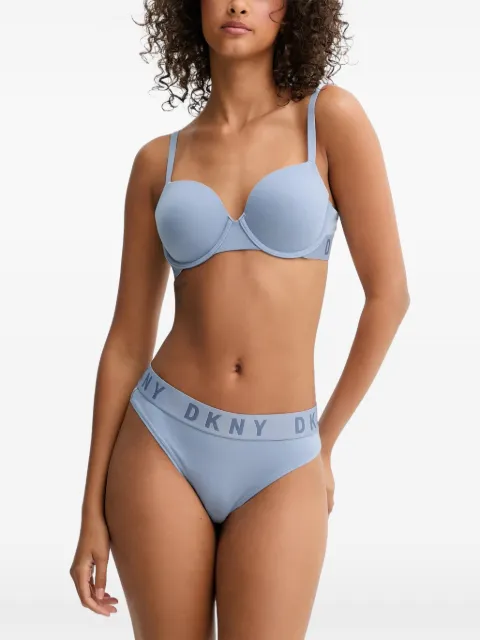 DKNY logo-tape underwired bra