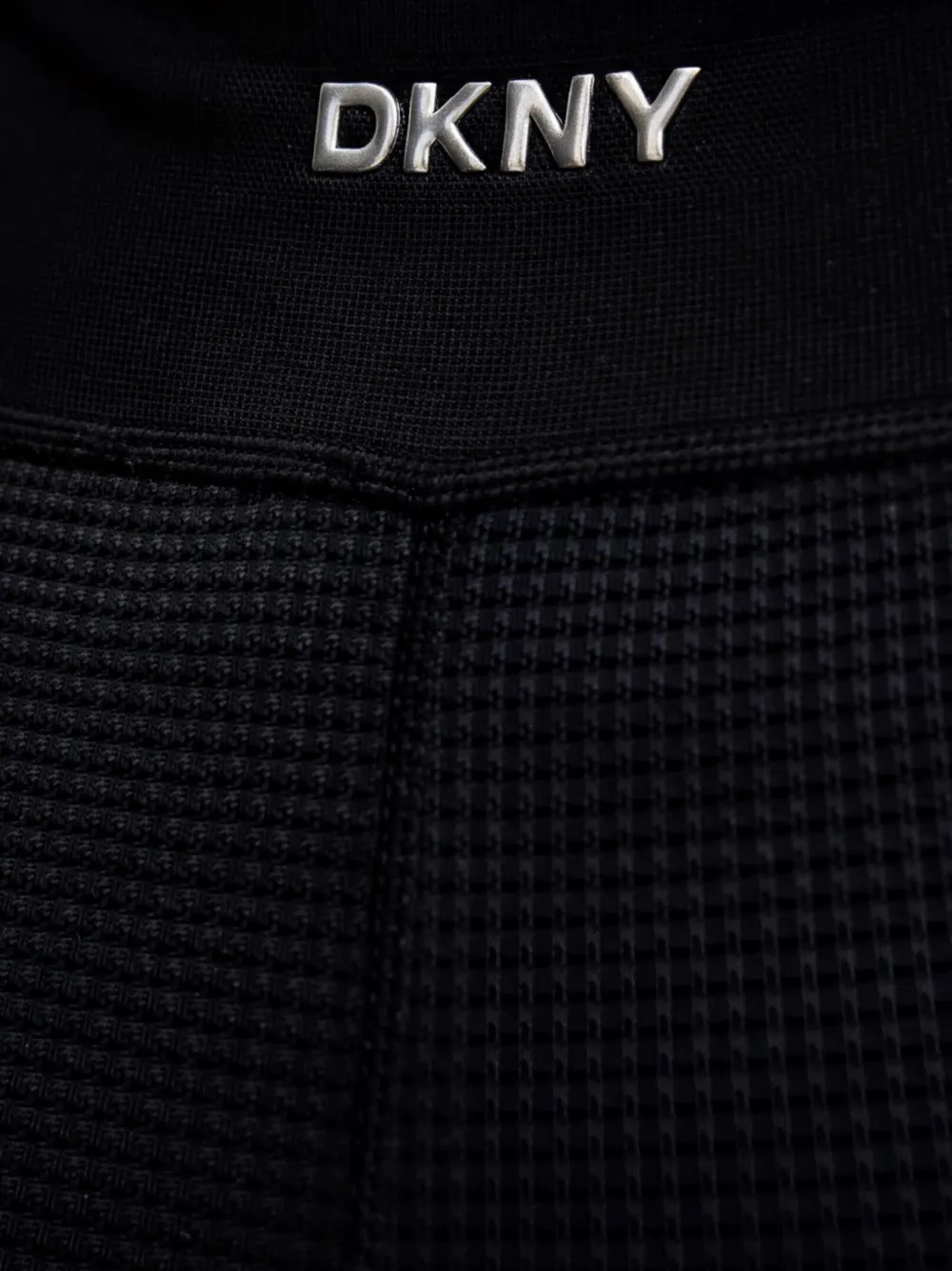 DKNY Flared legging met logodetail Zwart
