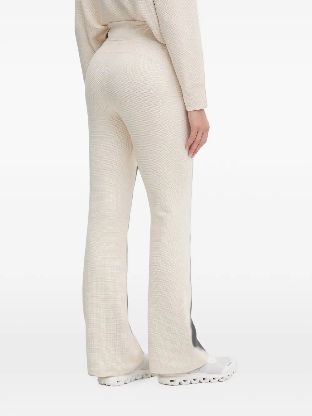 DKNY Flared trainingsbroek met elastische taille Beige
