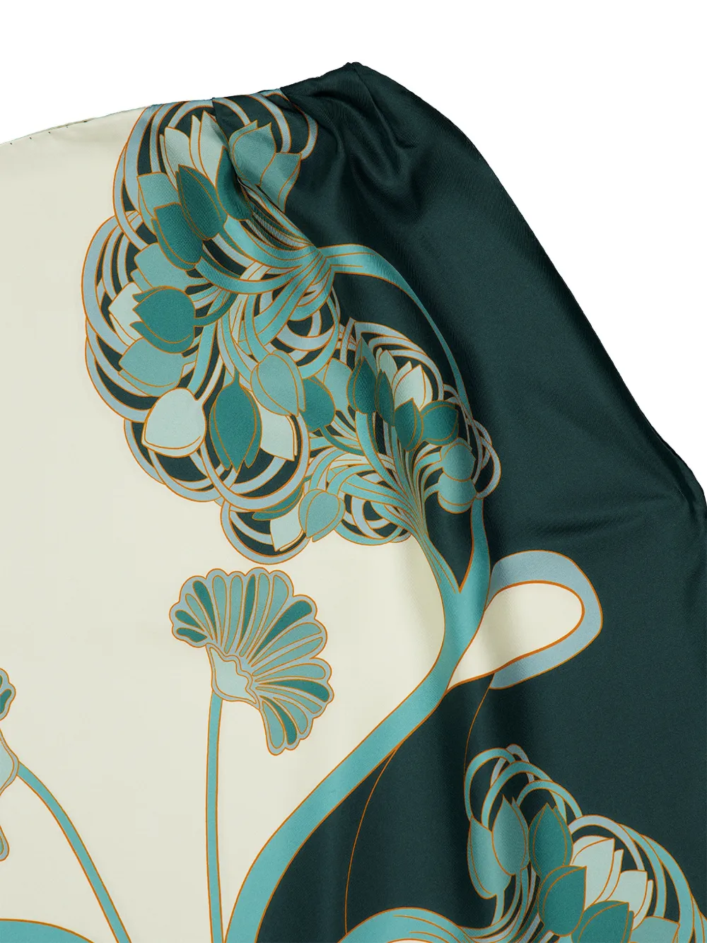  La Doublej Printed Silk Scarf - Green 