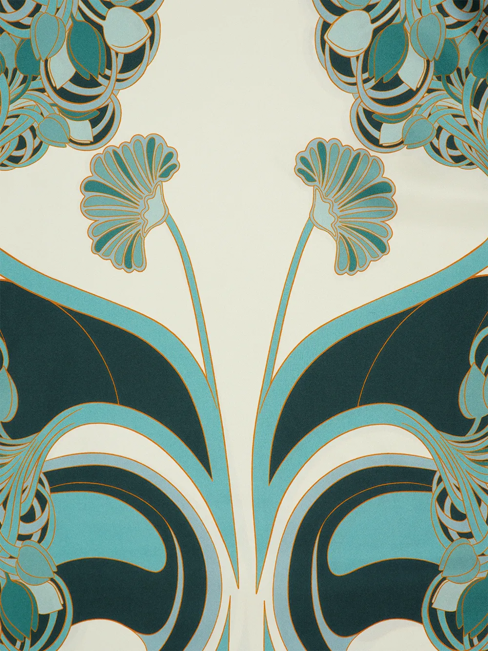  La Doublej Printed Silk Scarf - Green 