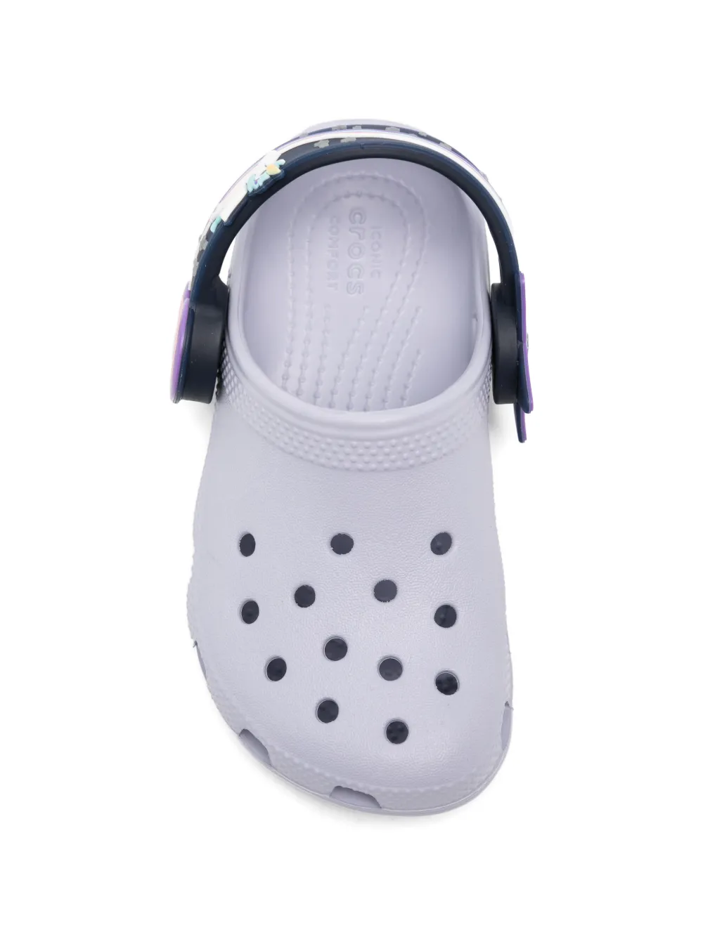 Crocs Kids Sandalen met hartdetail en gesloten neus Paars