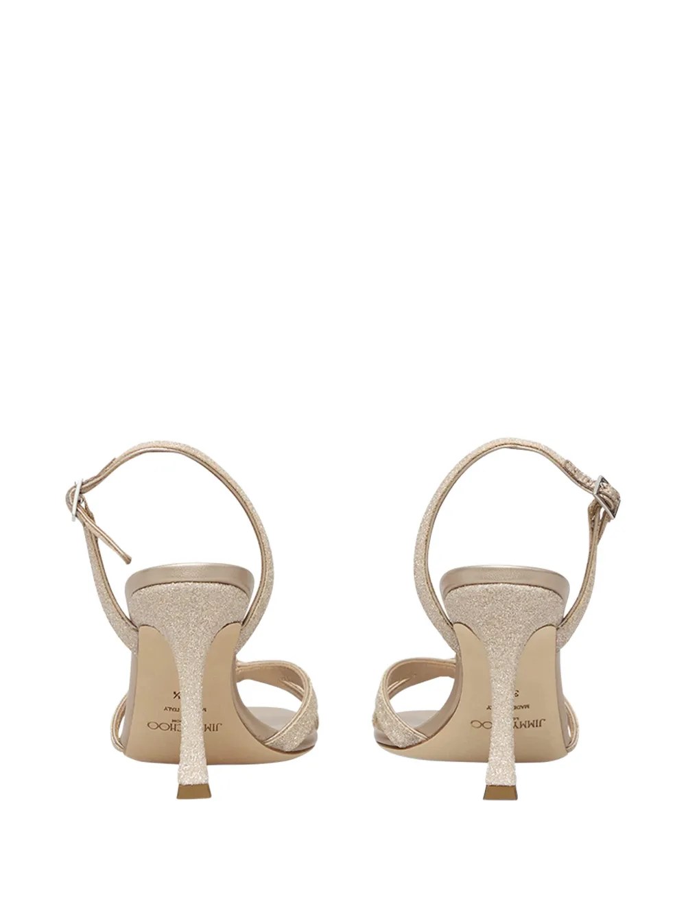 Jimmy Choo 90mm Elsy sandalen met hak Beige