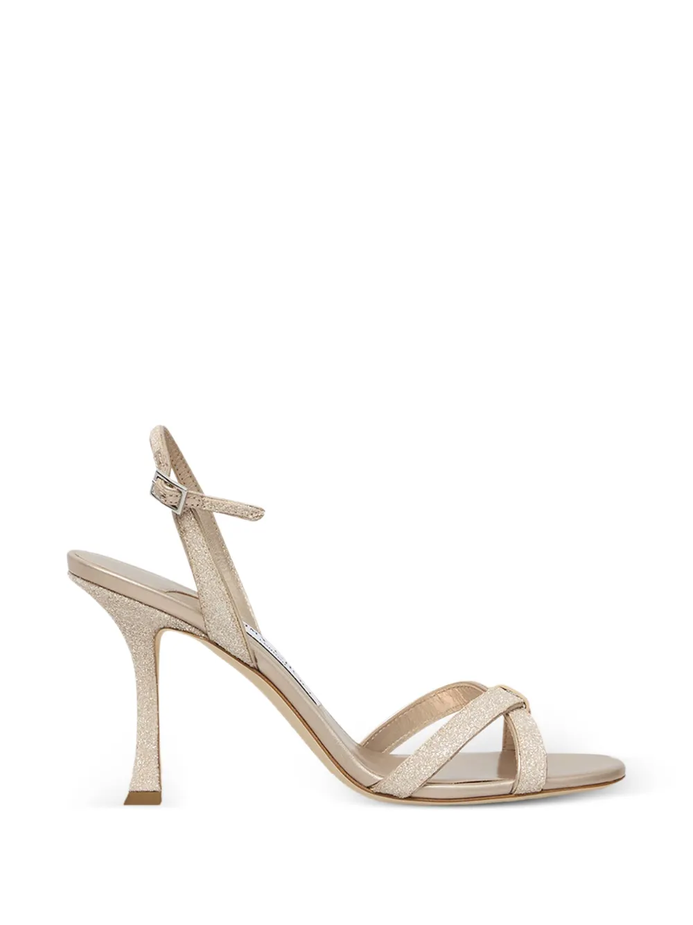 Jimmy Choo 90mm Elsy heeled sandals - Toni neutri