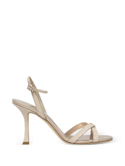 90mm Elsy heeled sandals