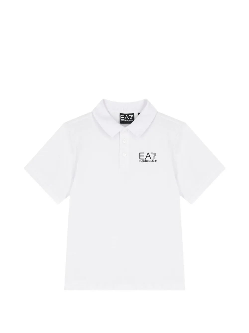 Ea7 Emporio Armani logo-detail polo - Bianco