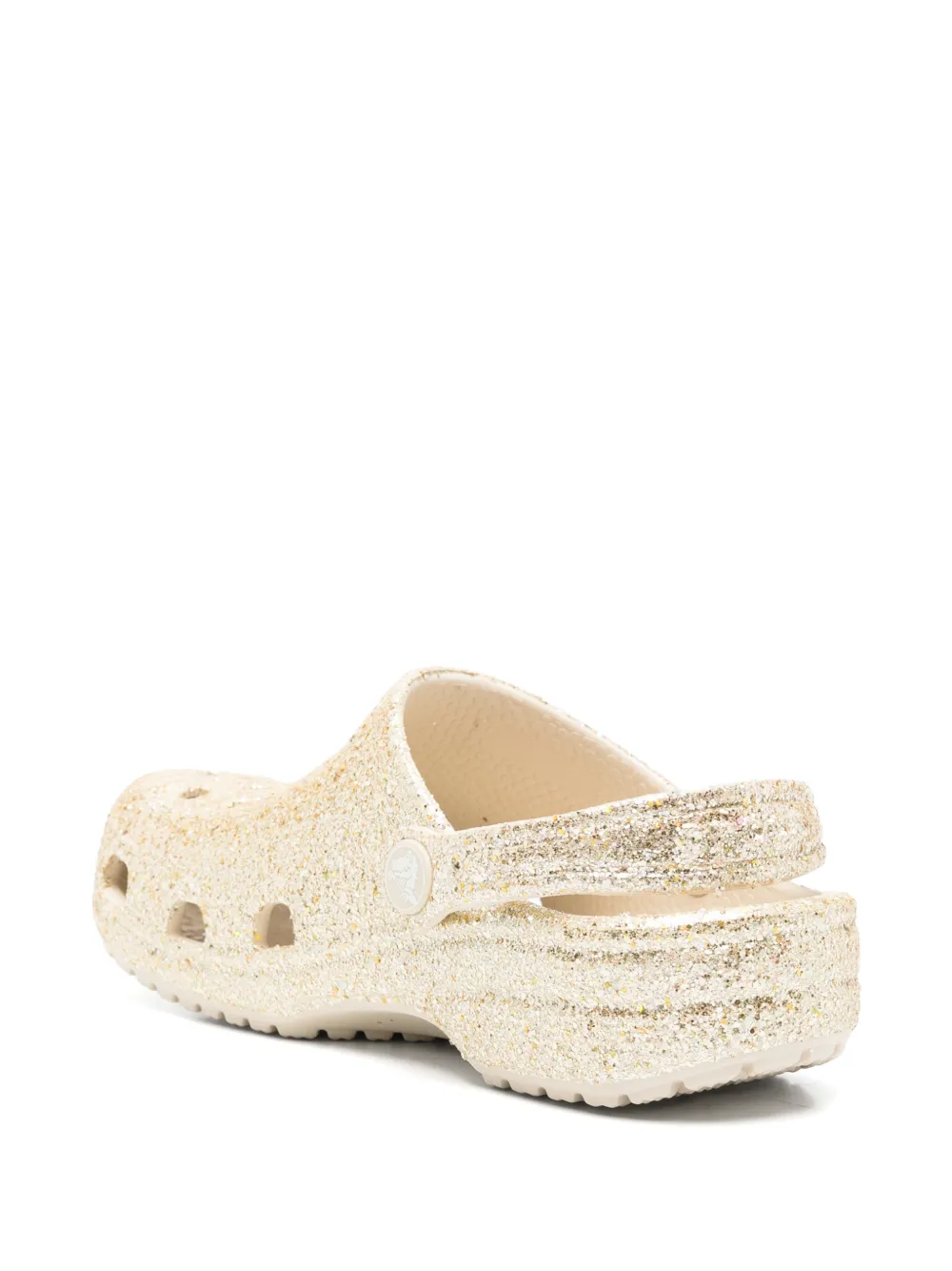 Crocs Kids Sandalen met glitters Goud