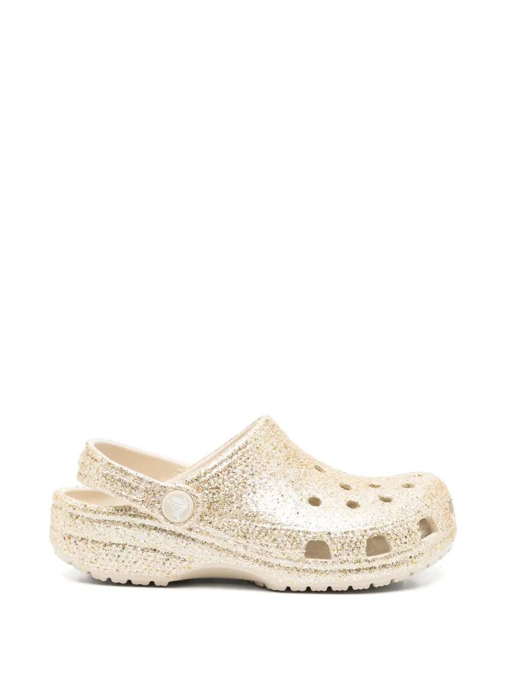 Crocs Kids Sandalen met glitters Goud