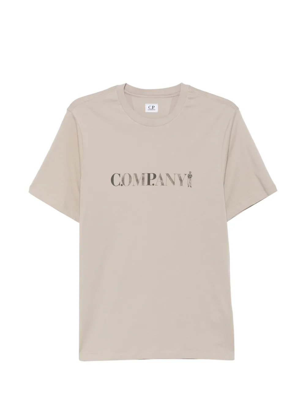 C.P. Company logo graphic T-shirt - Toni neutri