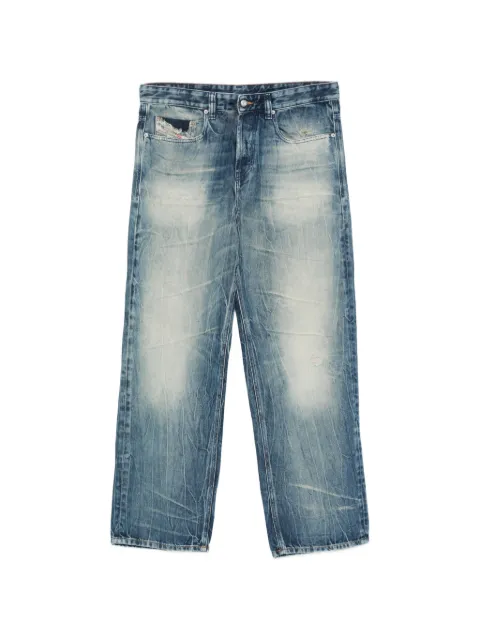 Diesel logo-patch denim 
