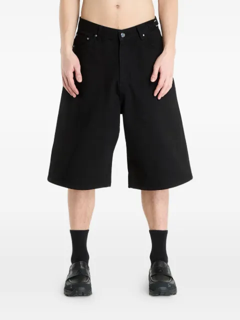 HELIOT EMIL fence denim shorts