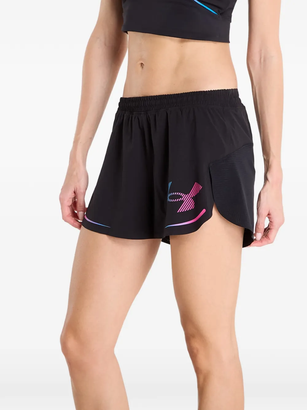 Under Armour Shorts met logo Zwart
