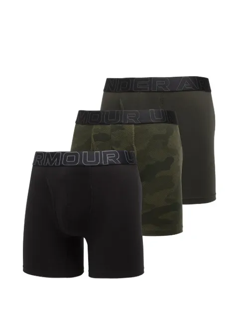 Under Armour logo cotton boxer briefs (set of three)