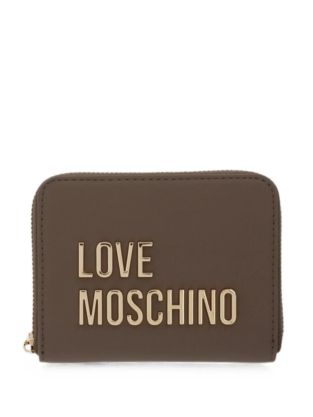 Love Moschino Portafoglio con zip - Marrone