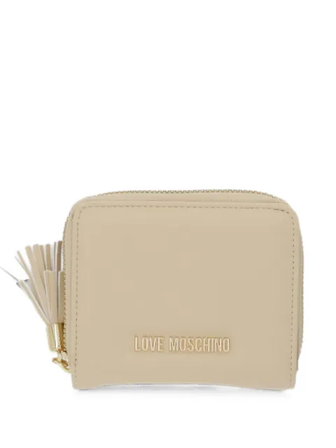 Love Moschino tassel zip wallet