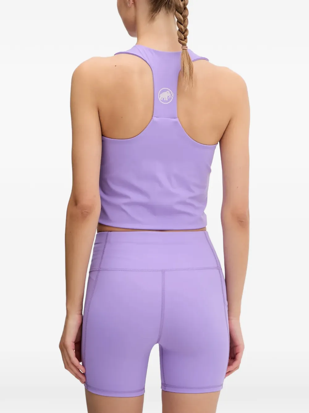 Mammut Top met ronde hals en naden Paars