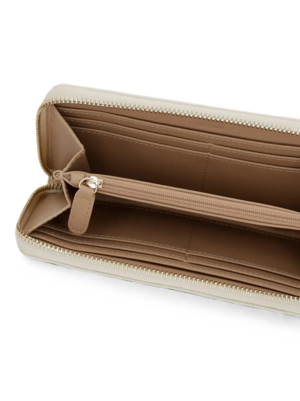 Love Moschino Portemonnee met logoplakkaat Beige