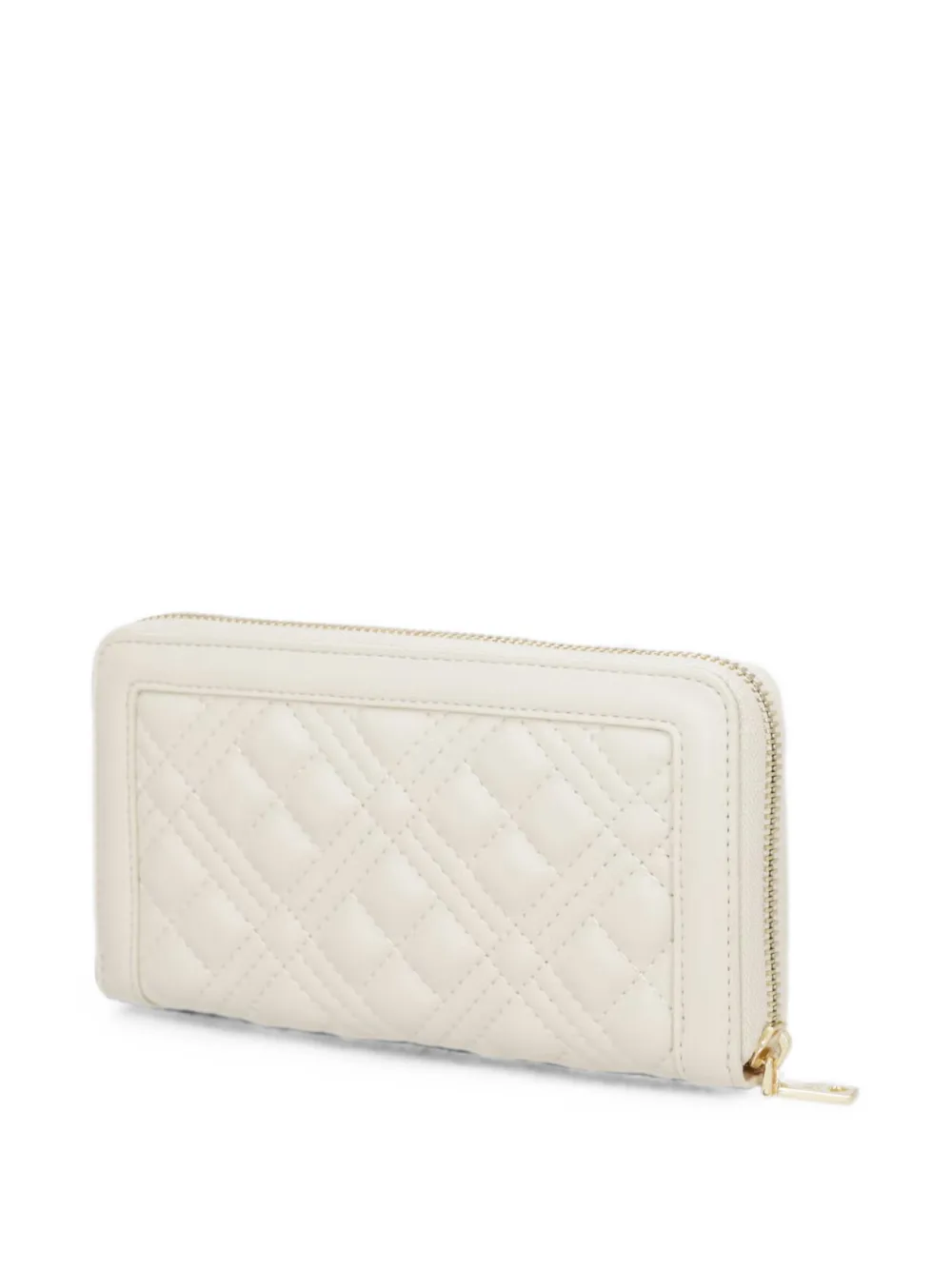 Love Moschino Portemonnee met logoplakkaat Beige