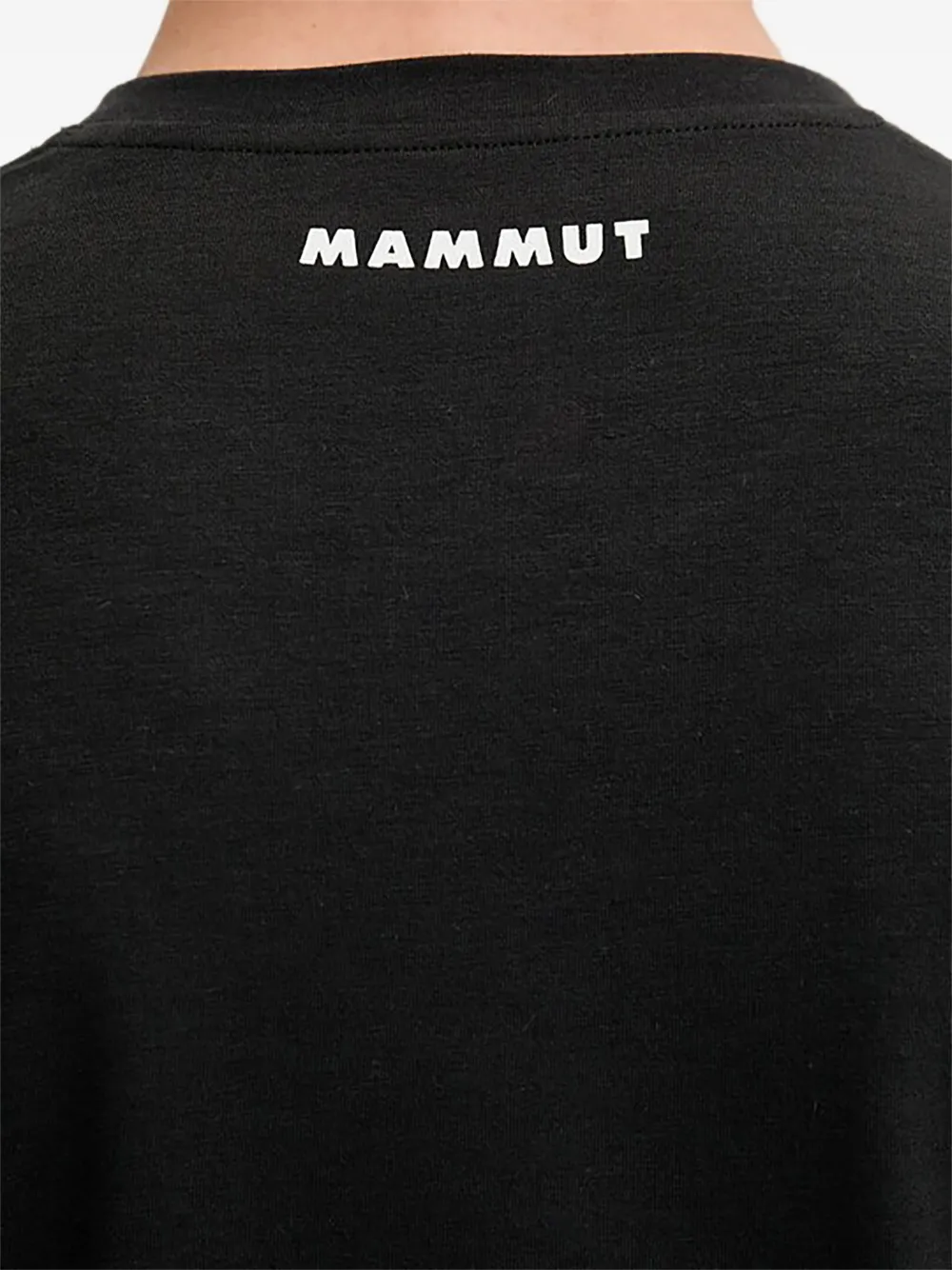 Mammut T-shirt met grafische print Zwart