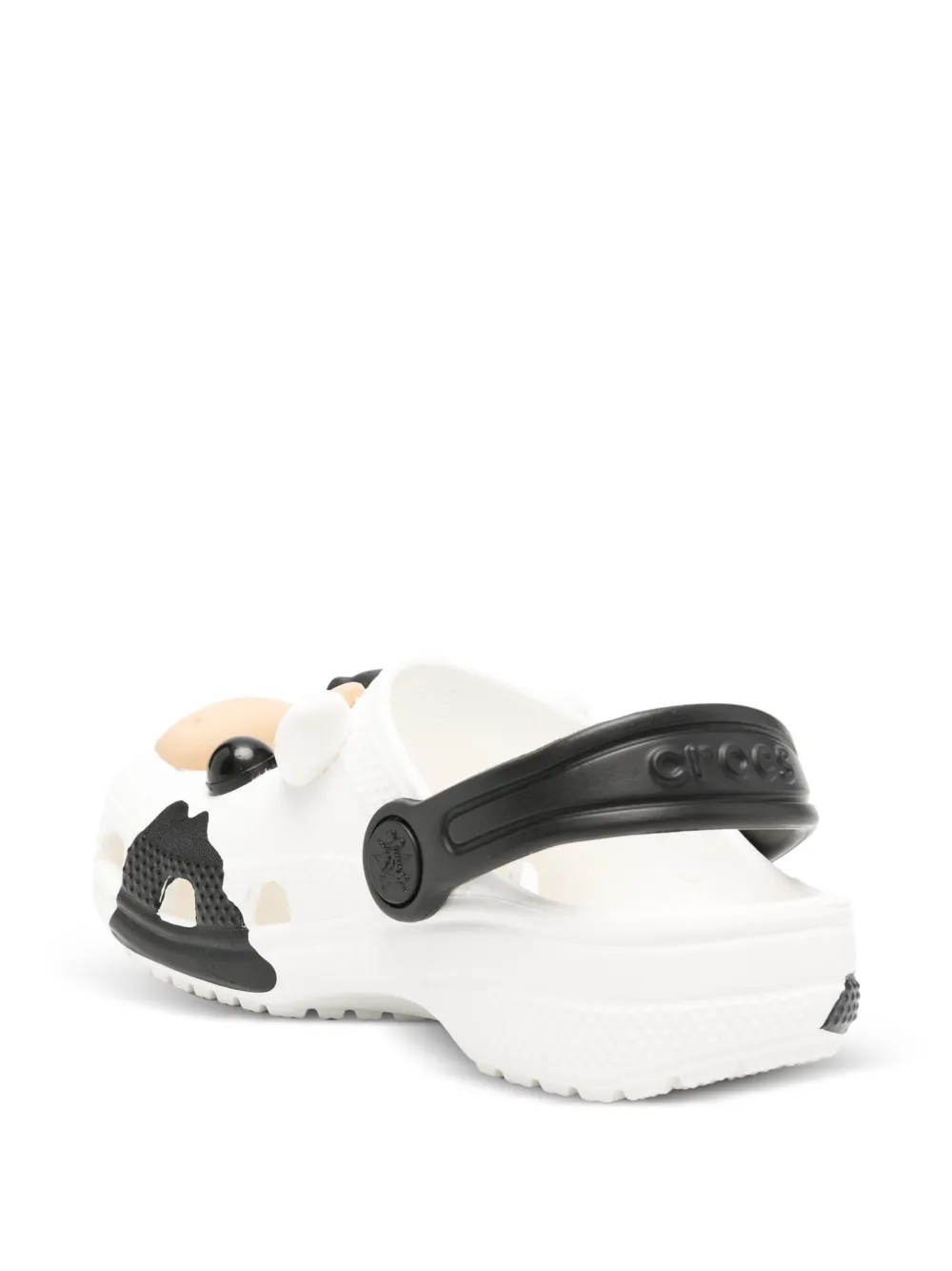 Crocs Kids appliqué closed toe sandals Wit