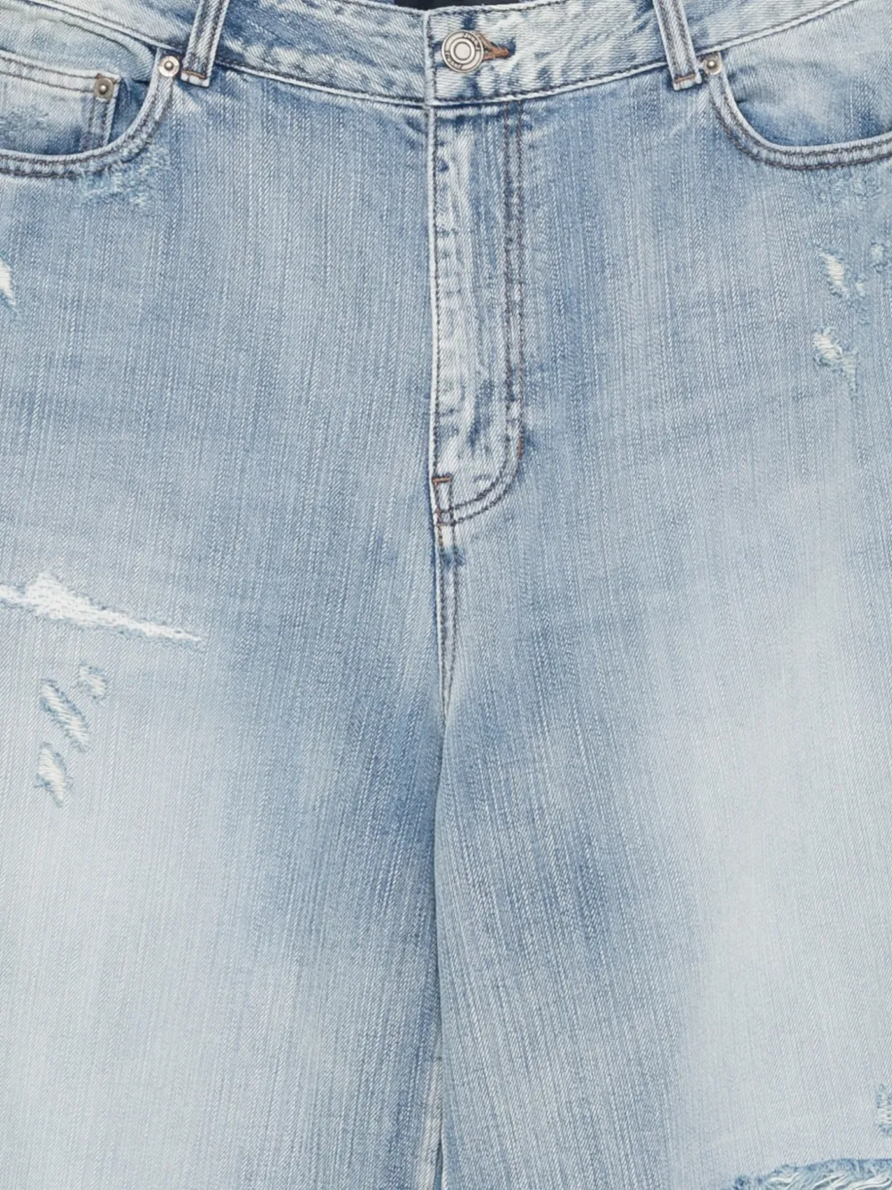 Juun.J Gerafelde jeans Blauw