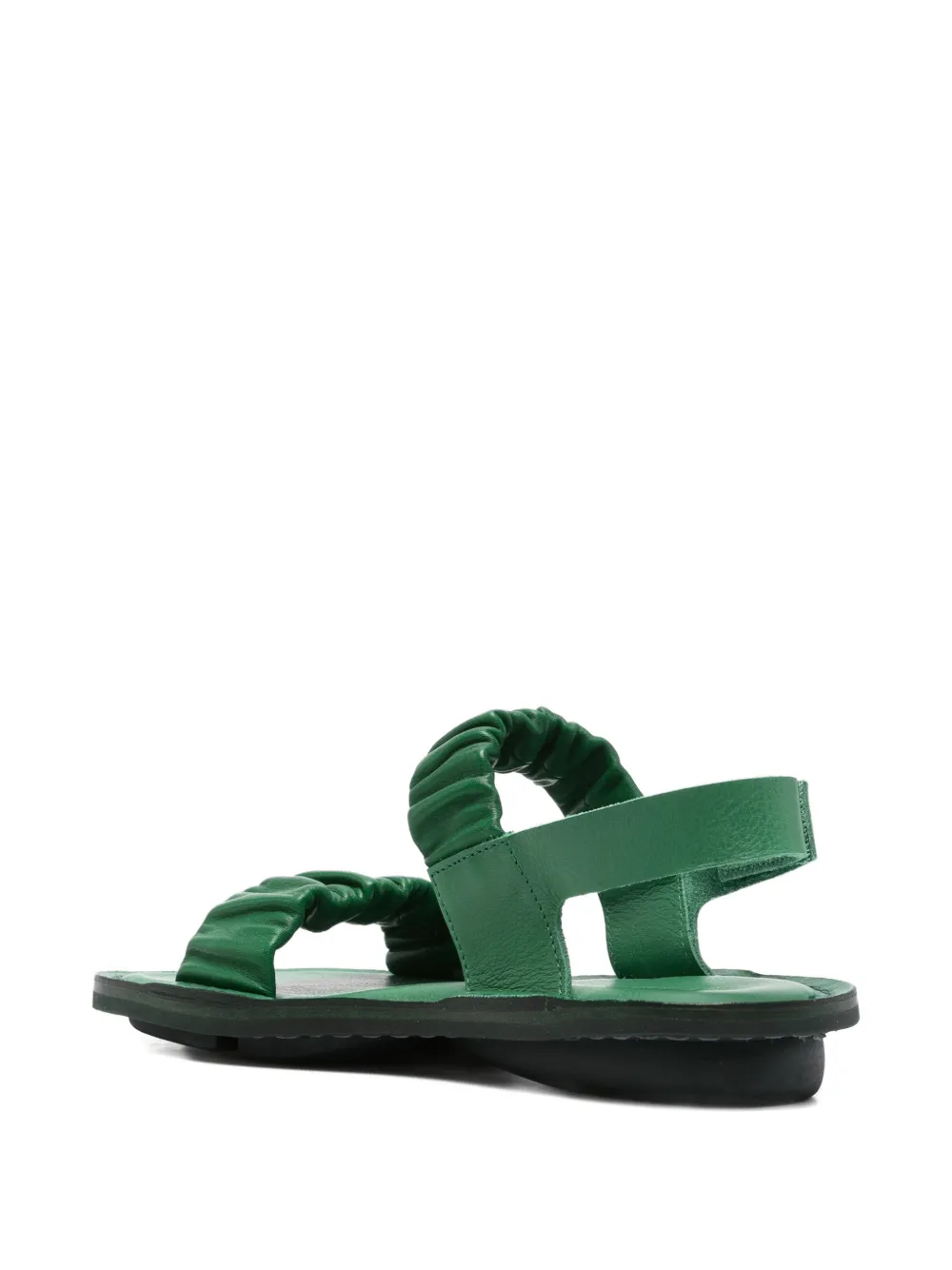 Trippen ruffled sandals Groen