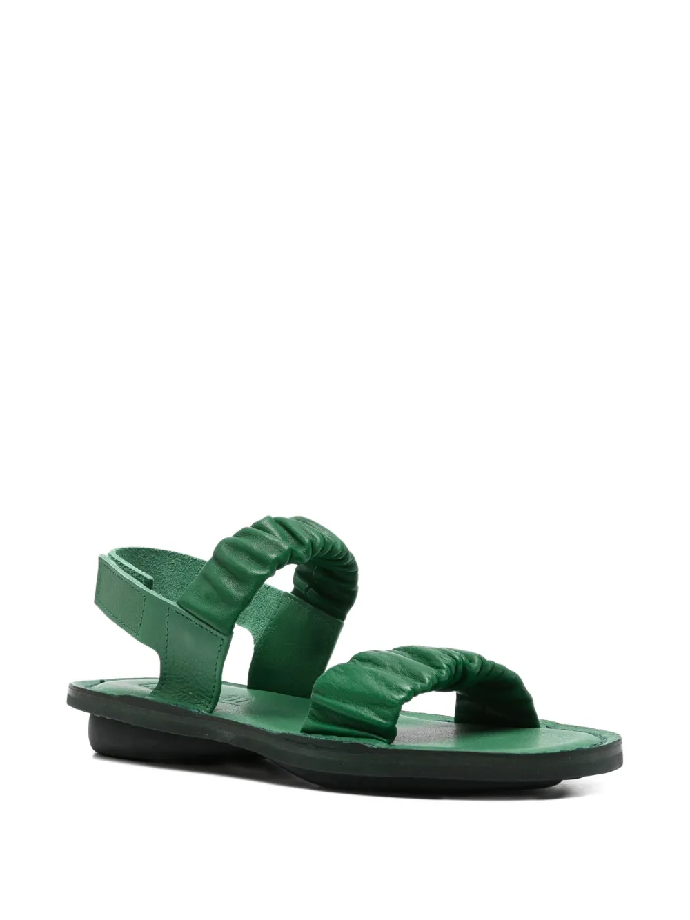 Trippen ruffled sandals Groen