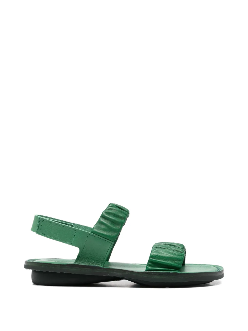 Trippen ruffled sandals Groen