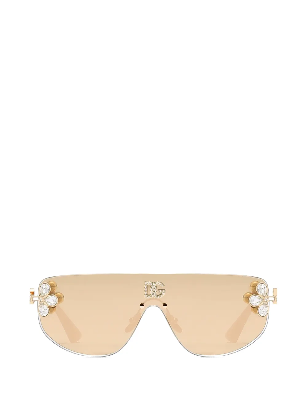 Dolce & Gabbana Eyewear Occhiali da sole DG con cristalli - Toni neutri