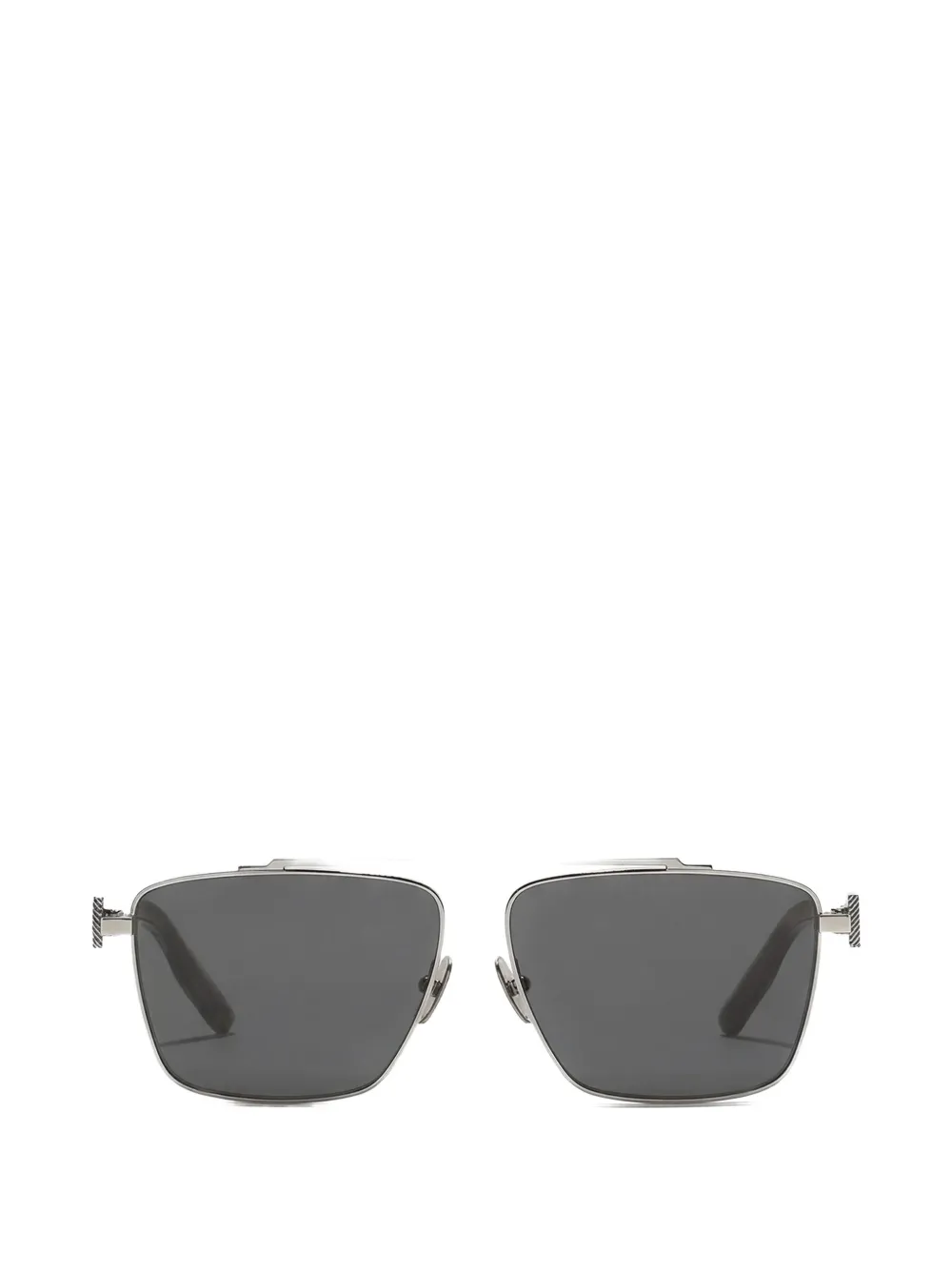 Dolce & Gabbana Eyewear metal plaque sunglasses - Argento