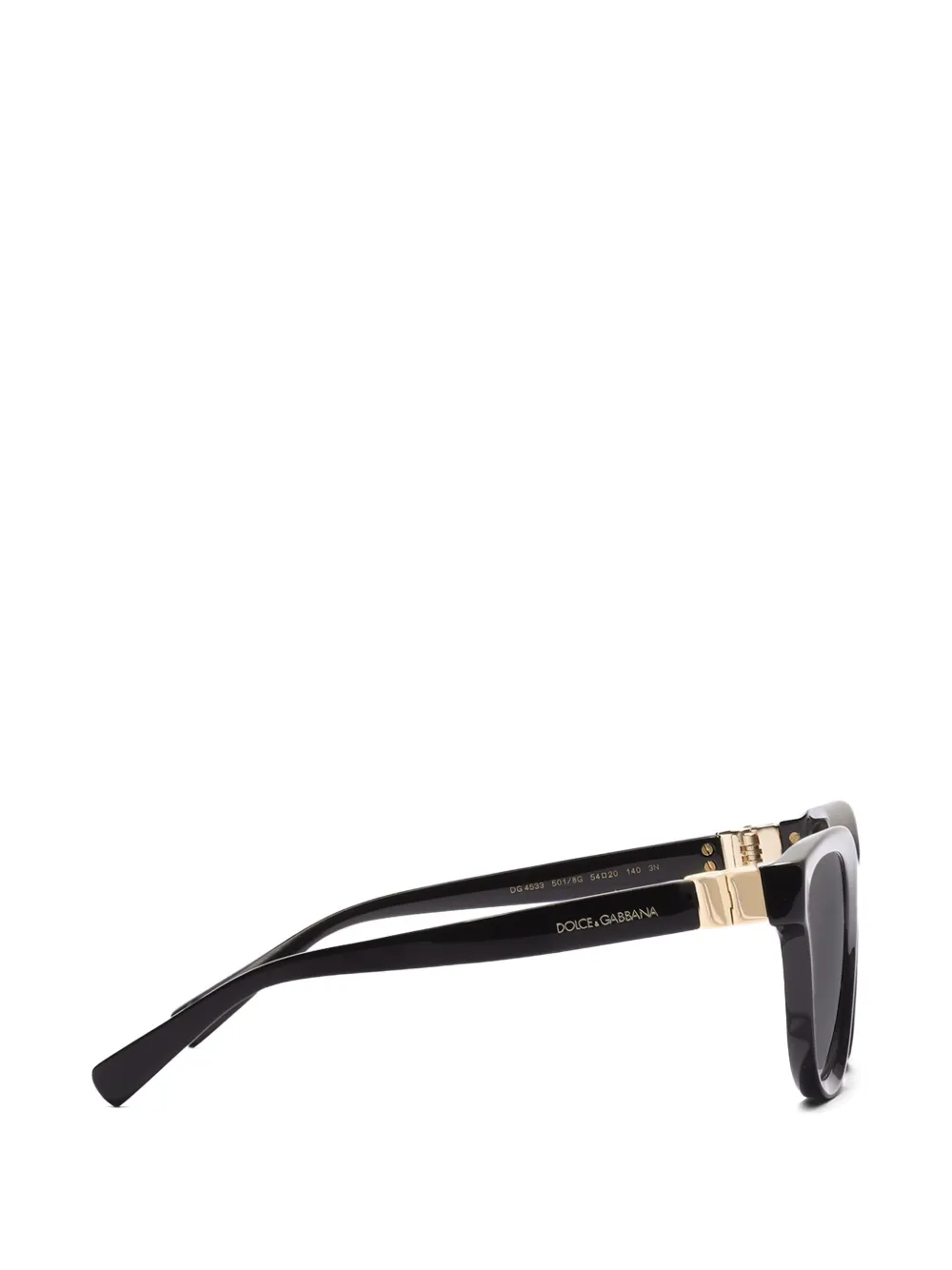 Dolce & Gabbana Eyewear DG Hinge zonnebril Zwart