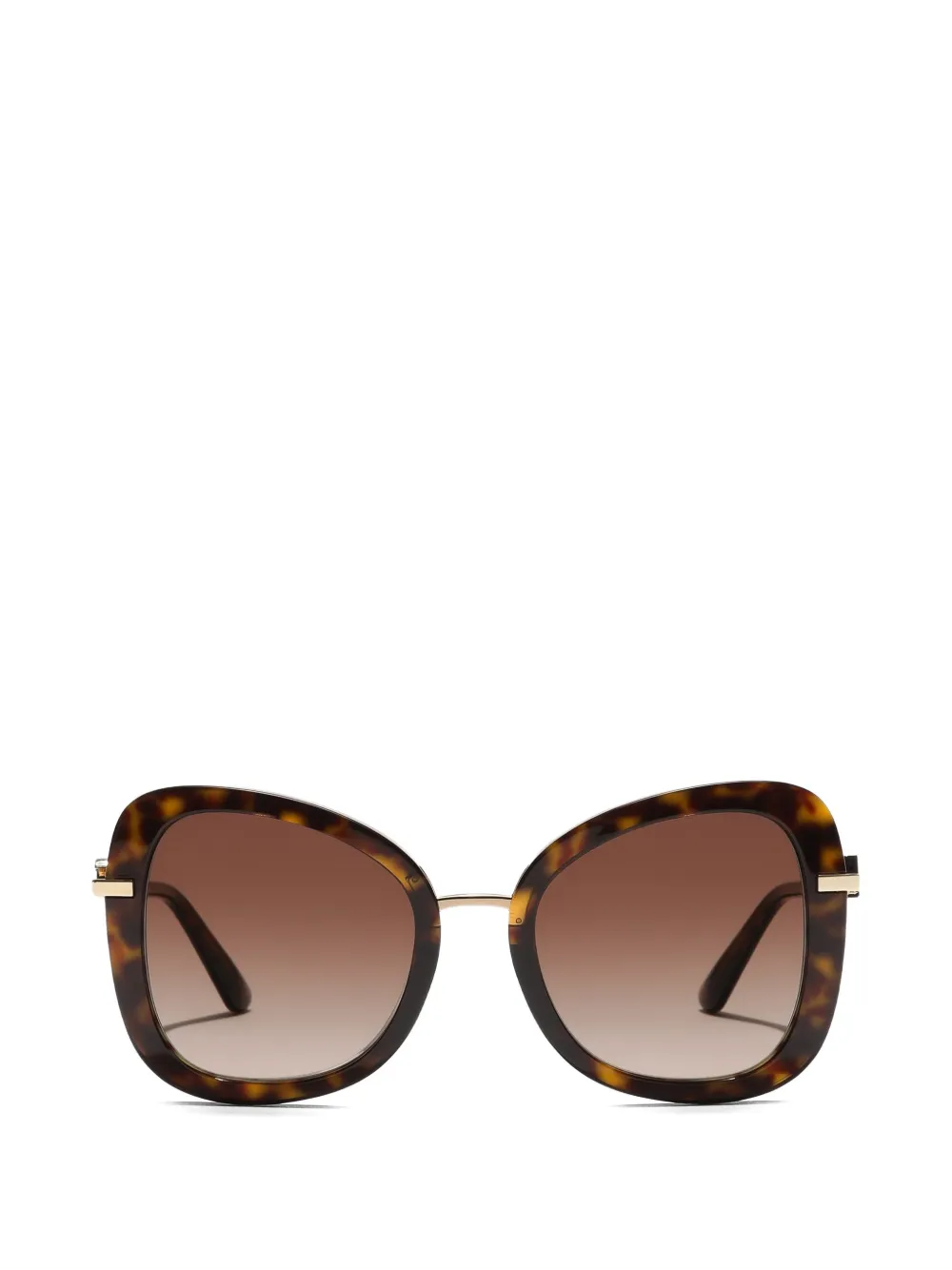 Dolce & Gabbana Eyewear oversized sunglasses - Marrone