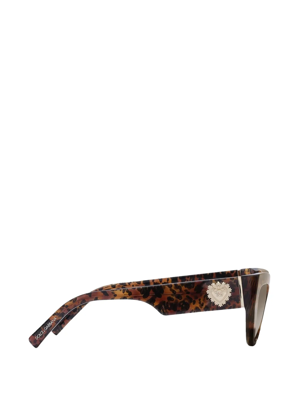Dolce & Gabbana Eyewear Devotion zonnebril Bruin