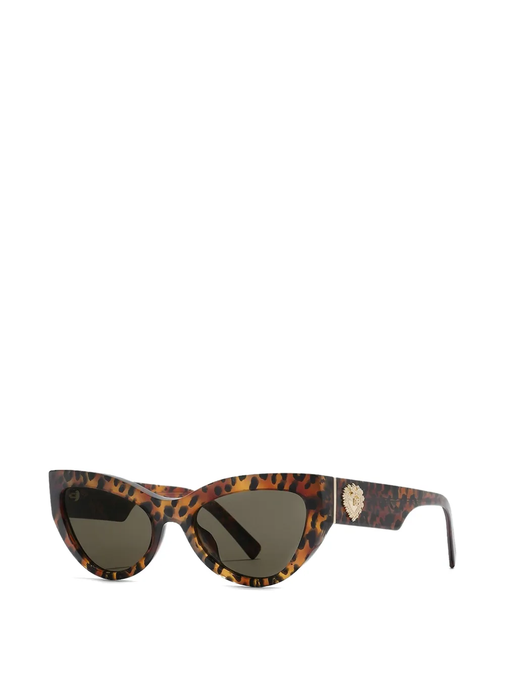 Dolce & Gabbana Eyewear Devotion zonnebril Bruin