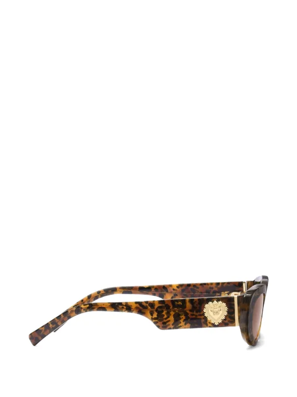 Dolce & Gabbana ブラウン サングラス Dolce & Gabbana Eyewear Devotion サングラス | ブラウン | FARFETCH JP
