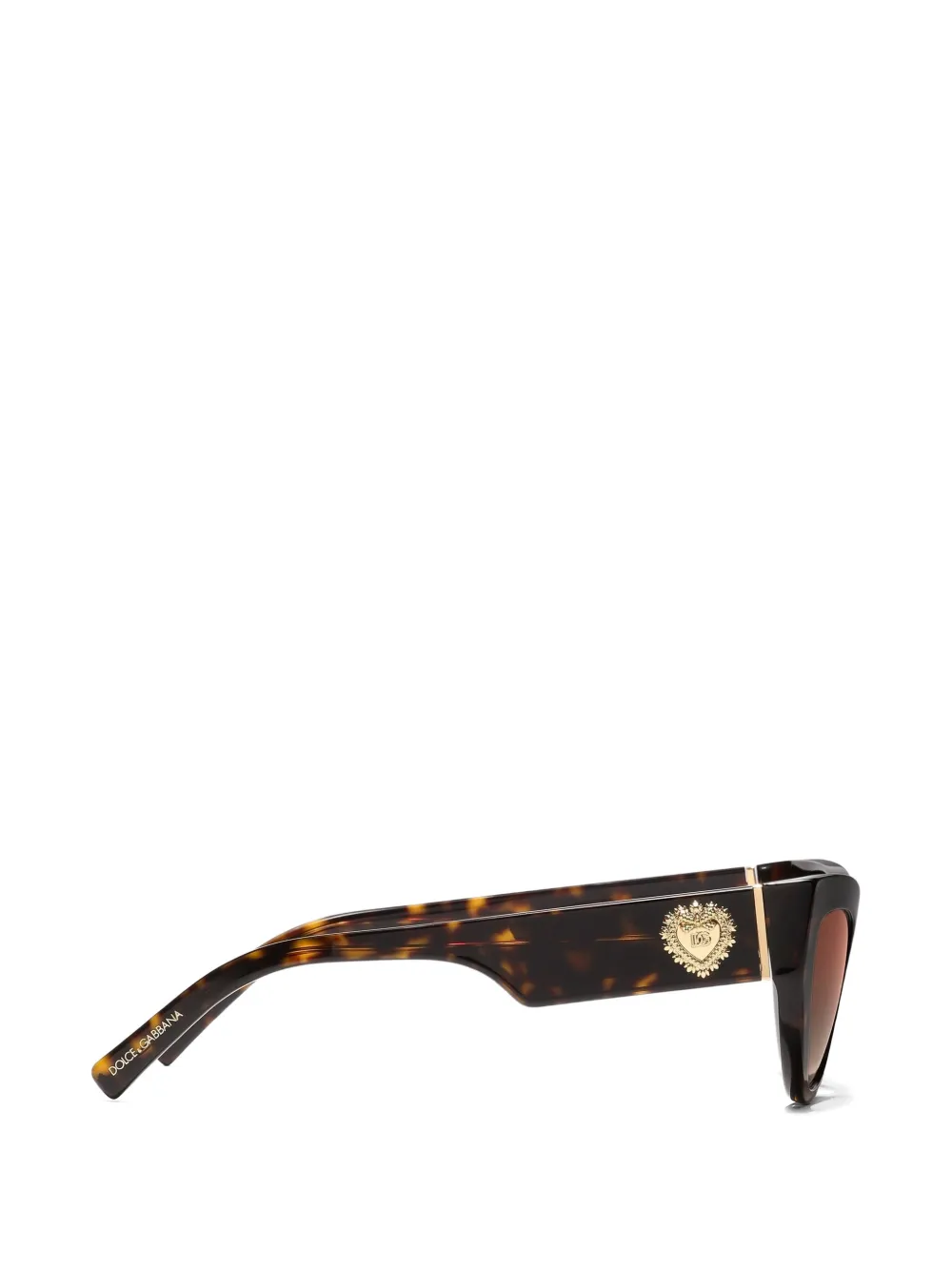 Dolce & Gabbana Eyewear Devotion zonnebril Bruin