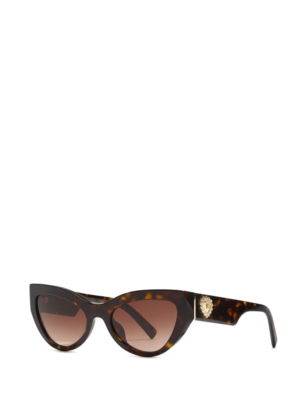 Dolce & Gabbana Eyewear Devotion zonnebril Bruin