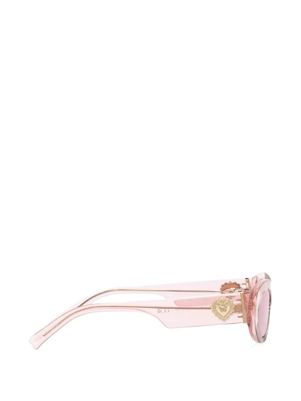 Dolce & Gabbana Eyewear Devotion zonnebril Roze