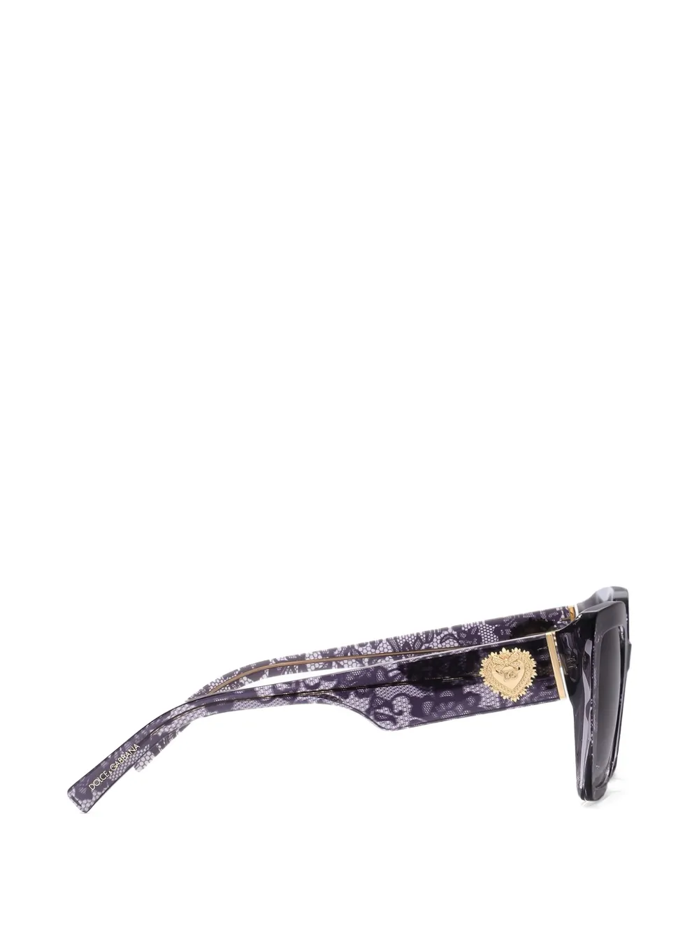 Dolce & Gabbana Eyewear Devotion zonnebril Paars