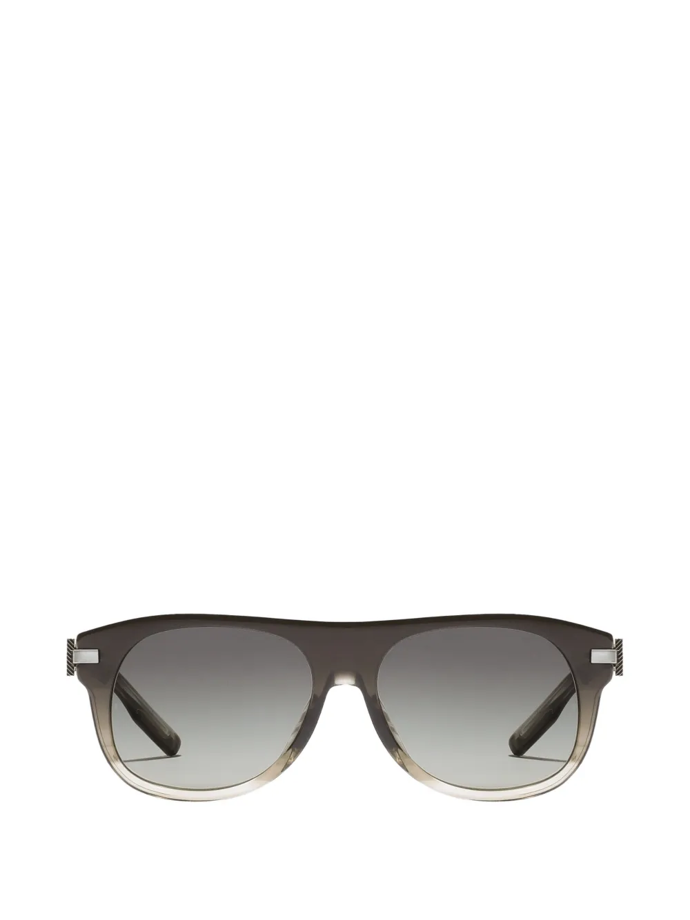 Dolce & Gabbana Eyewear metal plaque sunglasses - Grau